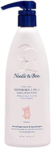 Noodle & Boo 2-in-1 Newborn Hair & Body Wash for Baby, Tear Free and Hypoallergenic