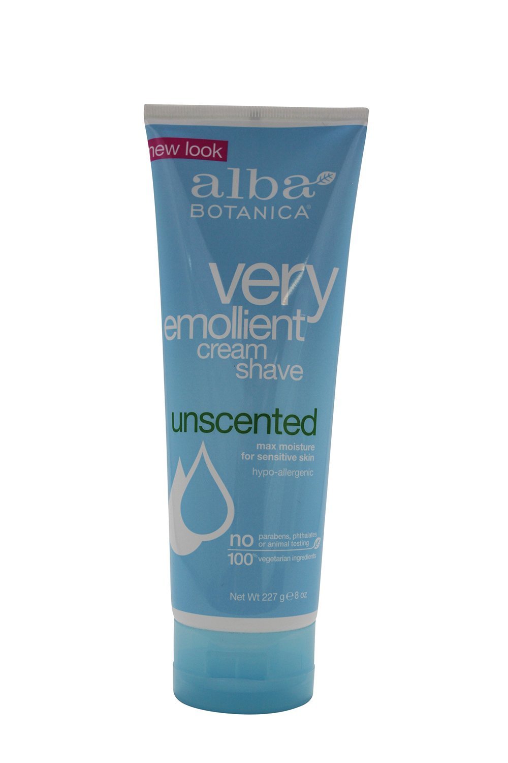 Alba Botanica: Very Emollient Cream Shave Unscented, 8 oz (12 pack)