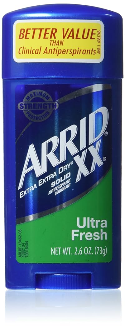 Arrid Xx Solid Antiperspirant Deodorant Ultra Fresh 2.6 Oz (6 Pack)
