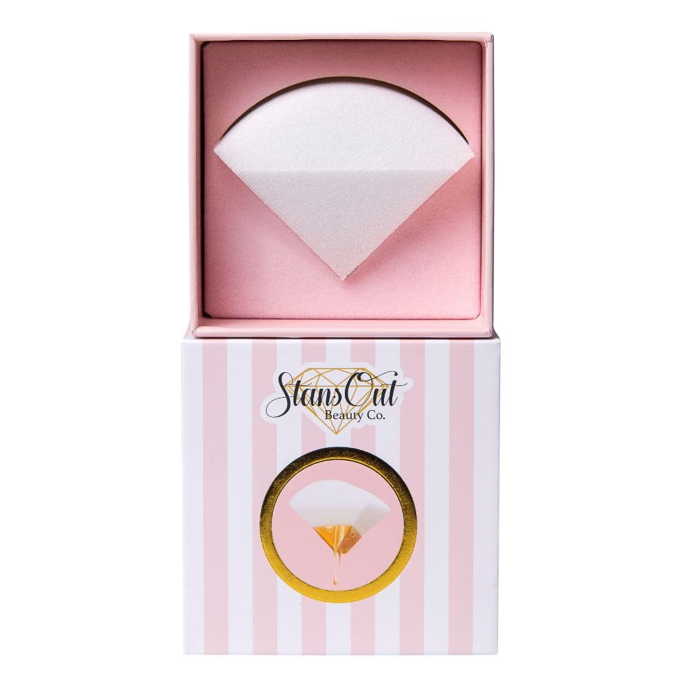 StansOut Makeup Blending Sponge Blender for Foundation - Liquid, Cream or Powder Beauty Blending Memory Foam - Latex Free, Vegan (1 piece)