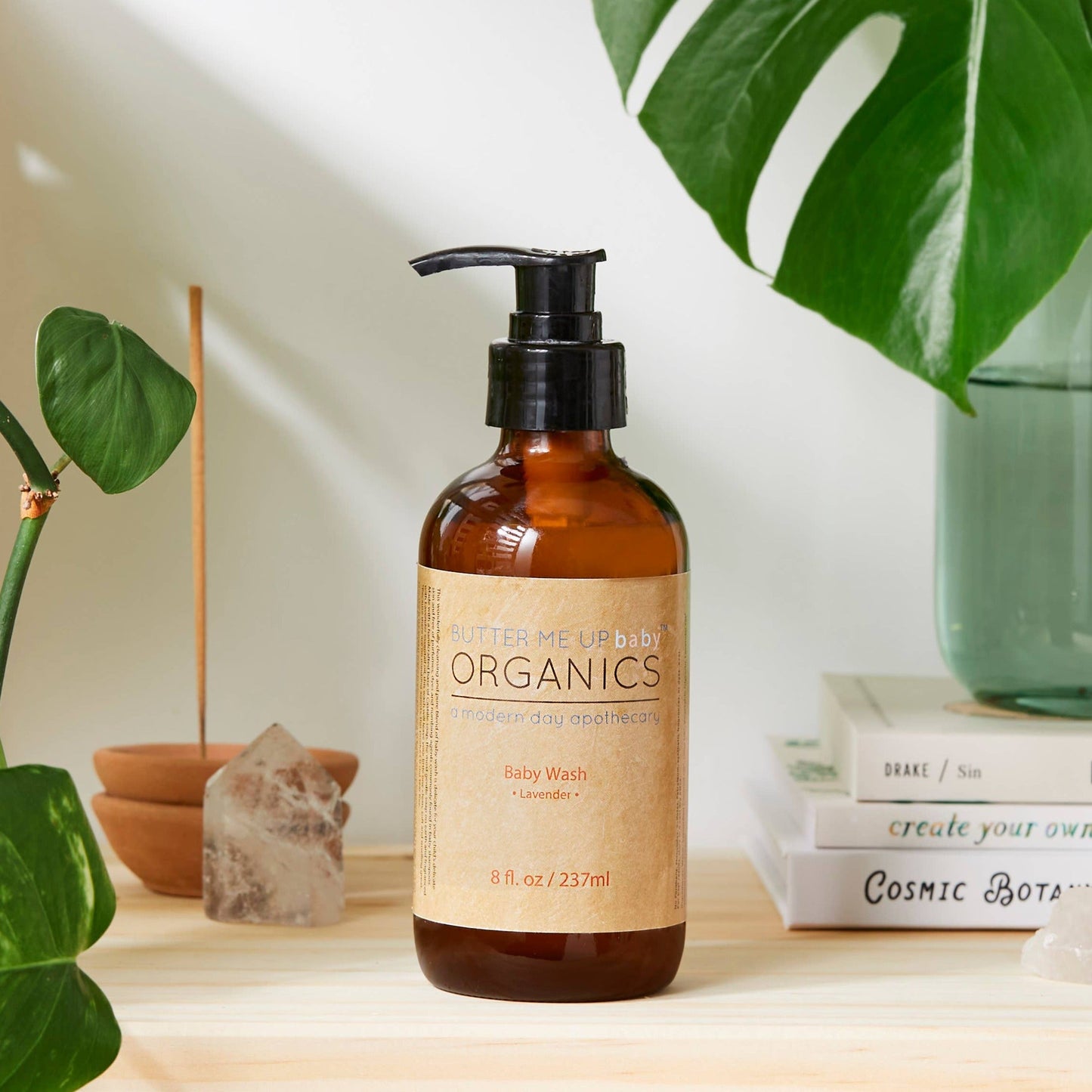 Organic Baby Wash Gentle Lavender Safe Non-GMO