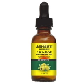 ASHANTI NATURALS 100% HAIR AND BODY OIL 1oz