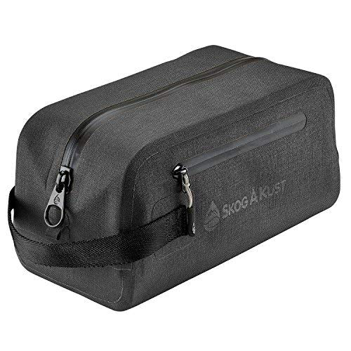 Skog Å Kust DoppSåk Waterproof & Leak-Proof Travel Toiletry Bag | Large, Black