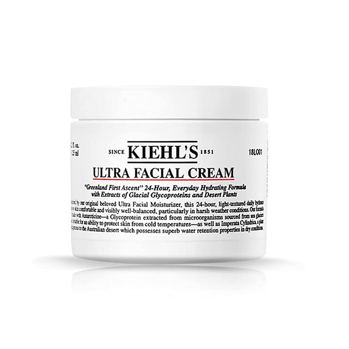 24 Hours Ultra Facial Cream / Moisturizing Cream for Kiehl's / 4.2oz Jar(125 ml)