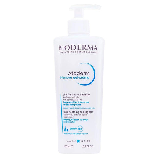 Bioderma - Atoderm Intensive Gel-Cr�me - Body Lotion - Soothing and Moisturizing Body Cream for Sensitive Dry Very Dry to Atopic Skin