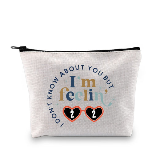 XYANFA I'm Feeling 22 Makeup Bag 22 Birthday Gift Singer Fans Gift Singer's Merchandise (feelin' 22)