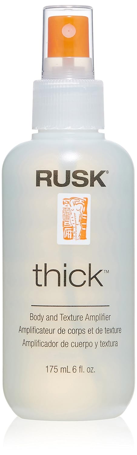 RUSK Designer Collection Thick Body and Texture Amplifier, Gives Hair Incredible Body, Creates Texture and Volume, Anyone with Fine, Limp, Lazy Hair