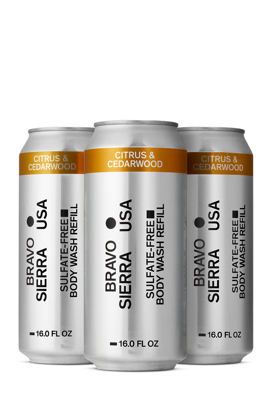 3-PACK BODY WASH REFILLS - CITRUS & CEDARWOOD