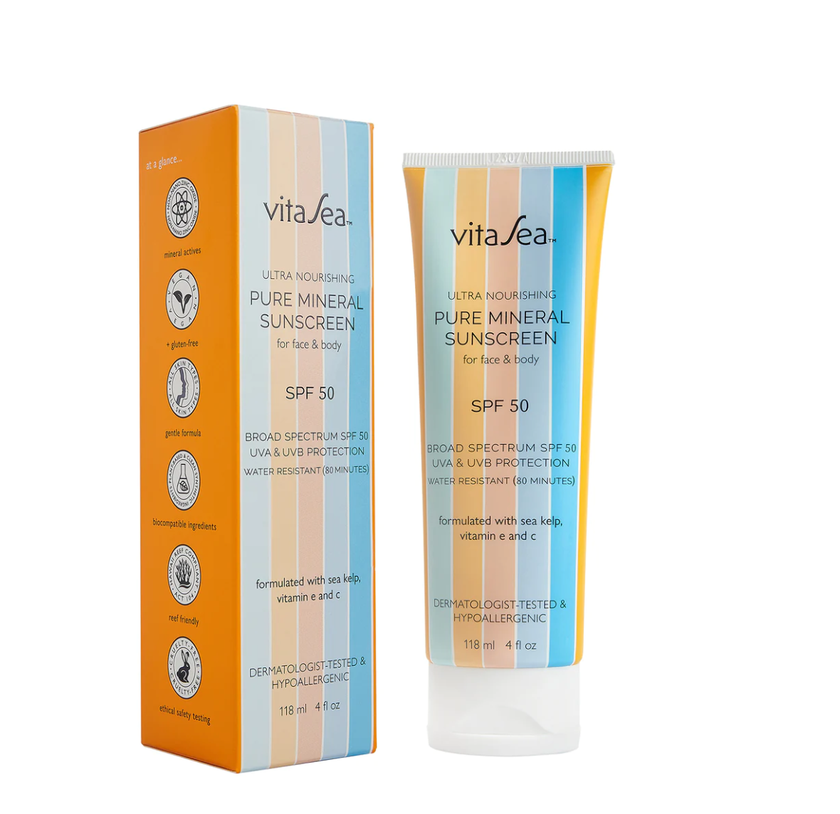 vitaSea Ultra Nourishing Pure Mineral Sunscreen SPF 50