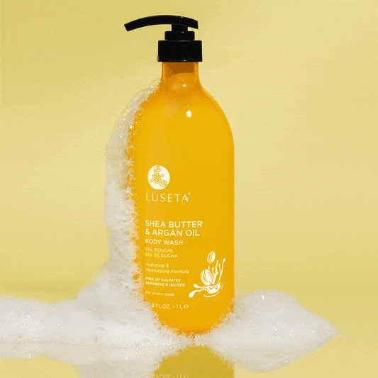 Shea Butter & Argan Oil Body Wash Body Wash Luseta Beauty 33.8oz