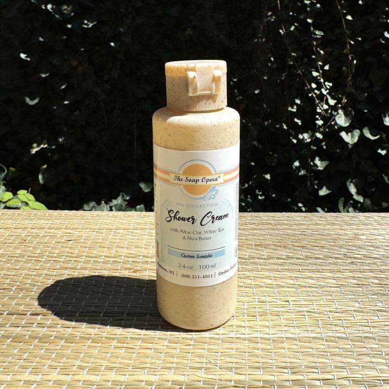 The Soap Opera Spa Collection White Tea & Shea Butter Shower Cream (Custom Scentable)